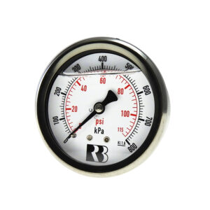 L63 0-800KPA/PSI,CBM 1/4BSPT		    incl-restrictor