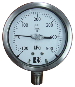 100-AI 316SS -100/+500KPA 1/2NPT