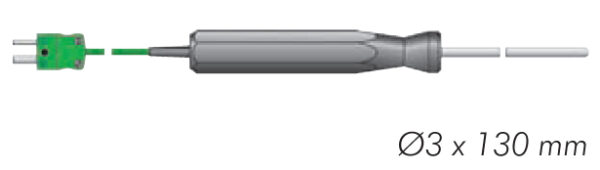 123-212 3.0X130MM H/T PROBE